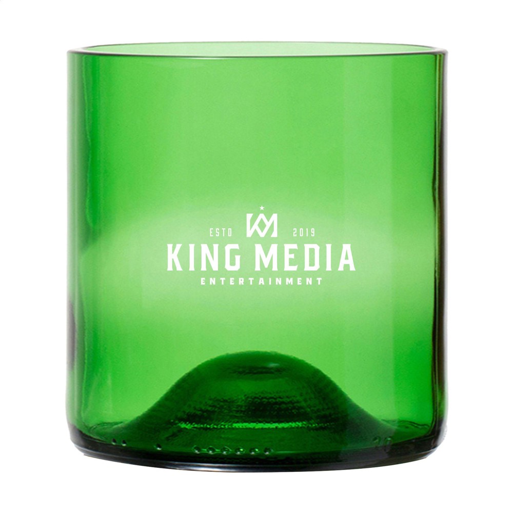 Rebottled® Short Tumbler 250 ml drinkglas - groen